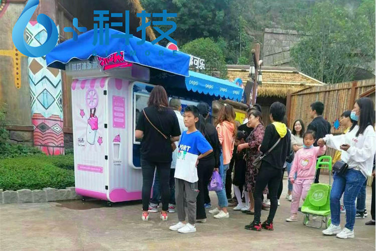 大學(xué)高校運(yùn)營(yíng)自助冰淇淋機(jī)如何？