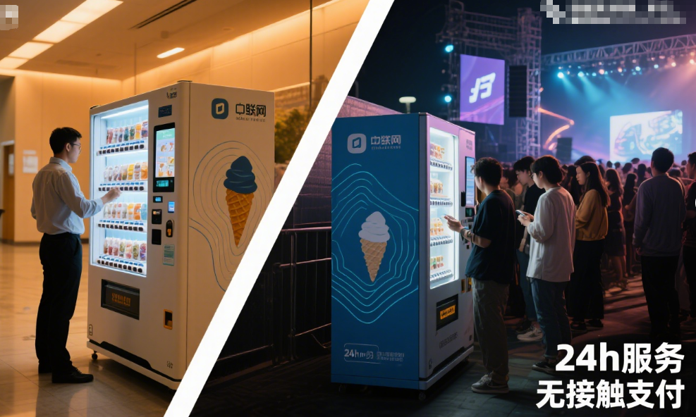 現(xiàn)代新零售解決方案冰淇淋自動售貨機消費體驗